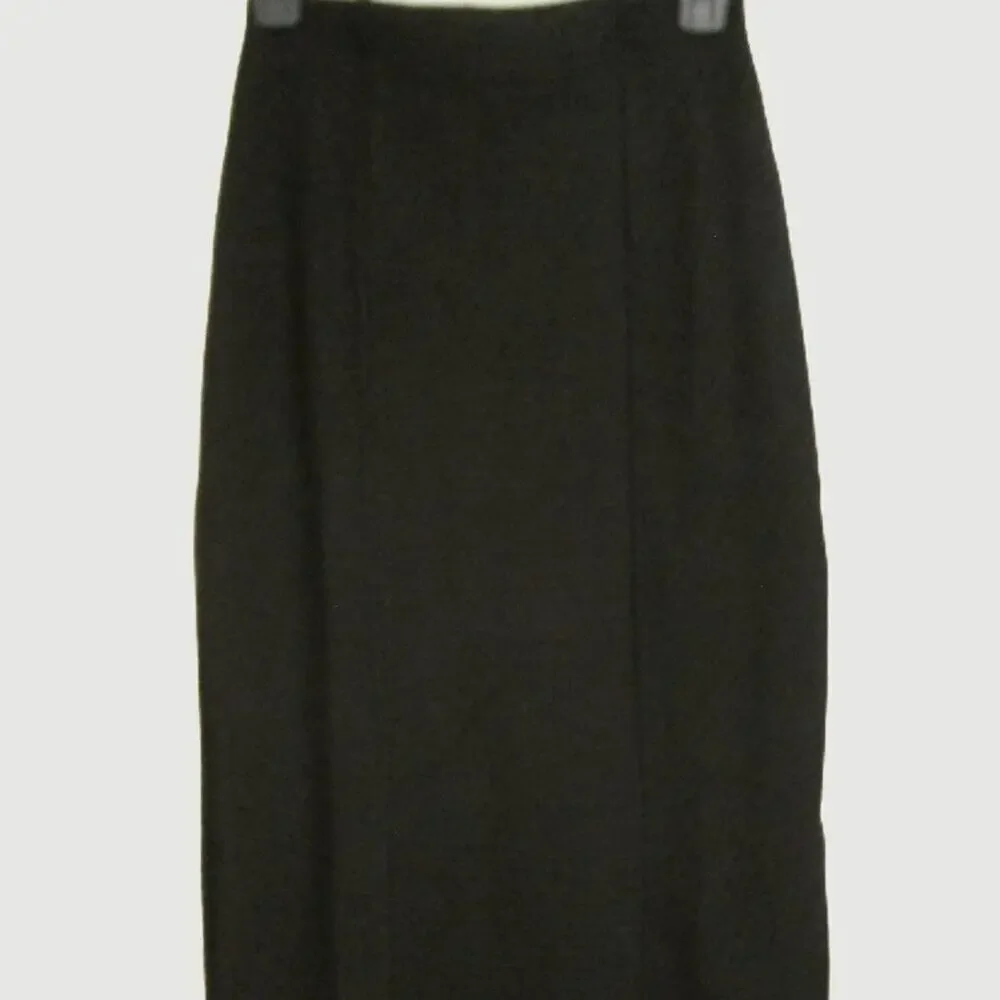 NWT BAND OF THE FREE B.O.G Midi Pencil Skirt Black Ribbed Elastic Waist-Small